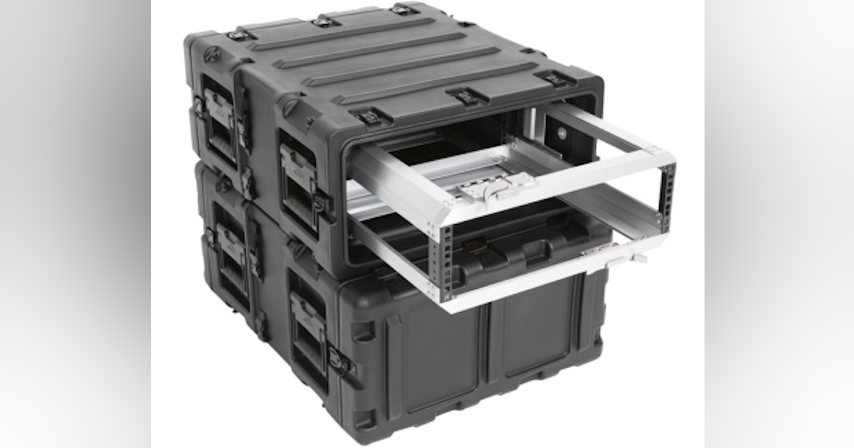 Rugged cases contain racks to transport sensitive electronic equipment ...