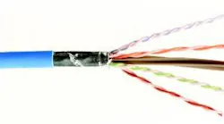 Siemon's Category 6A GT UTP Cable incorporates Gap Technology (GT), featuring a discontinuous foil construction with periodic gaps that enable a typical UTP termination process.