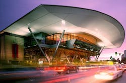 Convention centers, like the Boston Convention Center shown here, are among the large commercial spaces for which the TIA TR-42.1's Places of Assembly Task Group is developing specifications. The task group issued a call for interest from professionals with design, installation or management experience in these spaces. Individuals do not need to be TIA members in order to participate. Convention centers, like the Boston Convention Center shown here, are among the large commercial spaces for which the TIA TR-42.1's Places of Assembly Task Group is developing specifications. The task group issued a call for interest from professionals with design, installation or management experience in these spaces. Individuals do not need to be TIA members in order to participate.