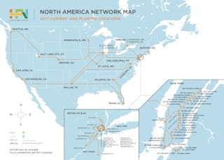 Hudson Fiber completes national Wide Area Network, adds 16 markets