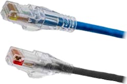 Hubbell Premise Wiring's low diameter patch cords maximize airflow and space utilization Hubbell Premise Wiring's low diameter patch cords maximize airflow and space utilization