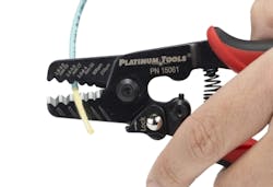 The 5-in-1 Fiber Optic Stripper features a five-cavity design that allows for use with a number of fiber-optic cables. The 5-in-1 Fiber Optic Stripper features a five-cavity design that allows for use with a number of fiber-optic cables.