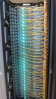 Spectacular data center cabling Spectacular data center cabling
