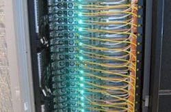 Spectacular data center cabling, as displayed on Flickr Spectacular data center cabling, as displayed on Flickr