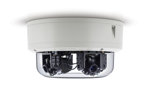Omnidirectional megapixel camera features no-touch remote setup for rapid installation