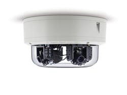 Omnidirectional megapixel camera features no-touch remote setup for rapid installation Omnidirectional megapixel camera features no-touch remote setup for rapid installation