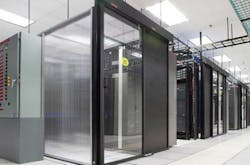 Data center containment systems like this one, offered by AFCO Systems, are now part of Legrand's new cabinet and containment solutions business. Data center containment systems like this one, offered by AFCO Systems, are now part of Legrand's new cabinet and containment solutions business.