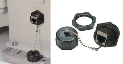 L-com unveils IP67-rated Cat5e/6 RJ45 bulkhead couplers