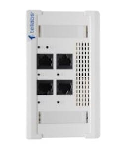 This optical network terminal (ONT) is a primary component of the Tellabs optical LAN. This optical network terminal (ONT) is a primary component of the Tellabs optical LAN.