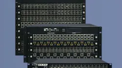 When ADVA Optical Networking's acquisition of MRV Communications is completed, MRV's Media Cross Connect layer-one switch product line, shown here, will become an ADVA offering.