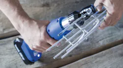 The second-generation Cablocut from Cablofil runs on a standard Makita lithium-ion battery system. The tool from Legrand can slice steel and stainless steel cable tray up to 6 mm in diameter.