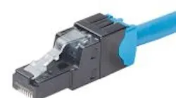 The TX6A UTP Field Term Plug from Panduit connects networked devices such as wireless access points, LED lighting, IP cameras and others. It is rated for use in plenum spaces.