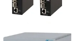 Omnitron Systems recently expanded its product portfolio with the introduction of RuggedNet Industrial PoE fiber switches (top) and OmniConverter Enterprise PoE fiber switches (bottom). Both are available in managed and unmanaged versions, with 4 or 8 10/100/1000 RJ45 ports and 1 or 2 gig-speed fiber ports.