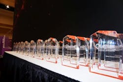 A total of 45 awards, in Silver, Gold and Platinum levels, were distributed to honorees in the 2017 Cabling Innovators Awards program. The program culminated with a ceremony at the BICSI Fall Conference on September 25. A total of 45 awards, in Silver, Gold and Platinum levels, were distributed to honorees in the 2017 Cabling Innovators Awards program. The program culminated with a ceremony at the BICSI Fall Conference on September 25.
