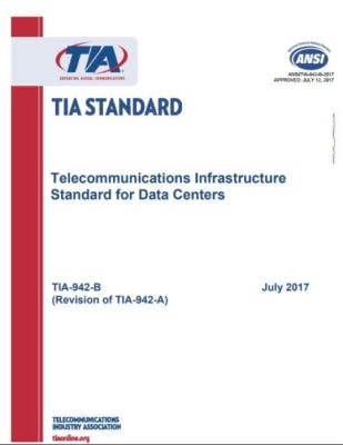 One attendee of the TIA&apos;s Optimizing Data Center Performance Workshop will receive a free copy of the ANSI/TIA-942-B standard.
