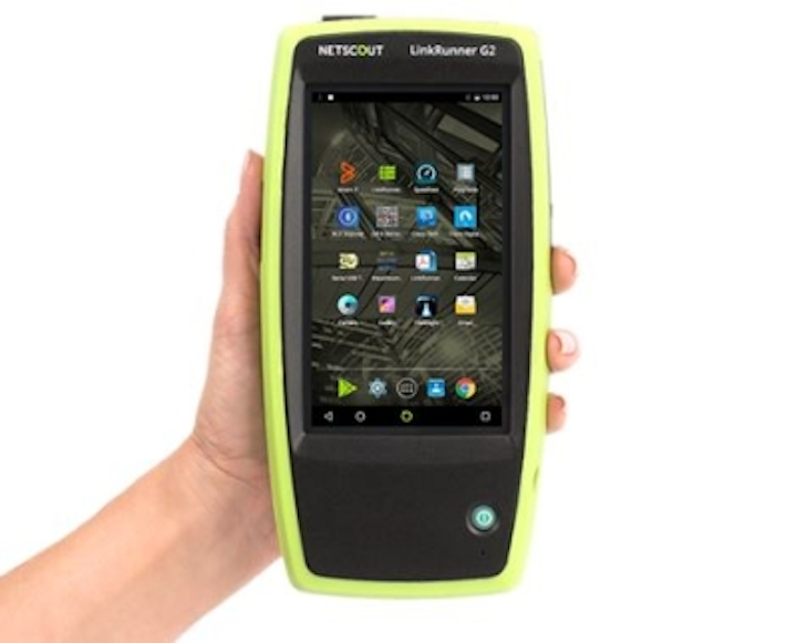 Netscout Introduces Linkrunner G2 An Android Based Poe Copper Fiber Ethernet Network Tester Cabling Installation Maintenance