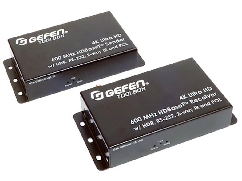 Gefen&apos;s 4K Ultra HD extenders deliver full bandwidth HDMI 2.0 over Category cabling