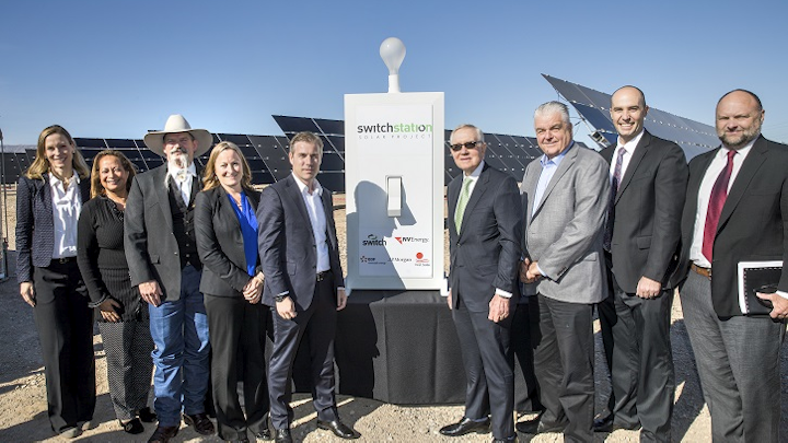 Formal commissioning event lauds utility-scale 179 MW solar power plant delivering 100% renewable energy to Switch data centers in Nevada