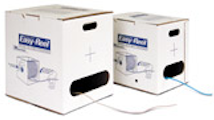 Badger Plug's reel-in-a-box system enables tangle-free wire and cable dispensing