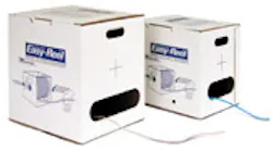 Badger Plug's reel-in-a-box system enables tangle-free wire and cable dispensing