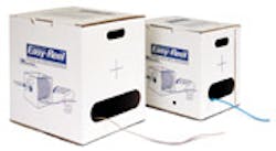 Badger Plug's reel-in-a-box system enables tangle-free wire and cable dispensing Badger Plug's reel-in-a-box system enables tangle-free wire and cable dispensing