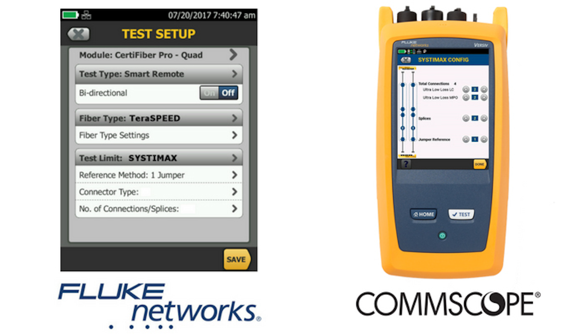 Commscope Fluke Partner To Simplify Fiber Cabling Certification