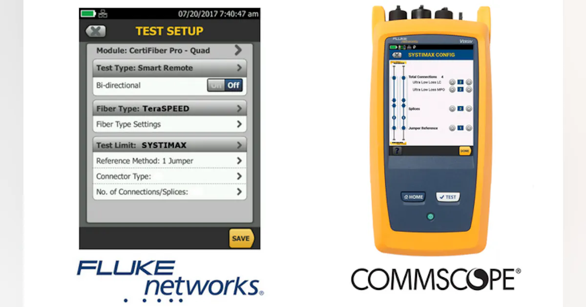 CommScope, Fluke partner to simplify fiber cabling certification in ...