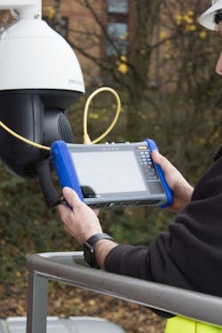 The SecuriTest IP from Ideal Networks enables technicians to install, test, troubleshoot and document IP and analog CCTV camera systems. The SecuriTest IP from Ideal Networks enables technicians to install, test, troubleshoot and document IP and analog CCTV camera systems.