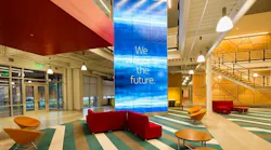 CompuCom's new digital campus HQ exclusively powered by PoE interior lighting technology via Cat 6A, Cat 6 cabling
