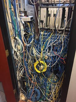 Cabling clean-up service fixes 'knotwork' problems Cabling clean-up service fixes 'knotwork' problems
