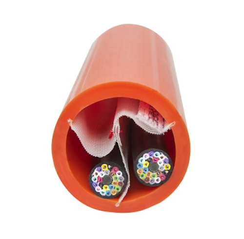 3-cell Vis Divide provides 3 pathways in a single high-density polyethylene rigid conduit.