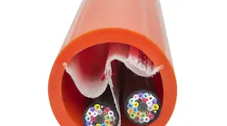 3-cell Vis Divide provides 3 pathways in a single high-density polyethylene rigid conduit.