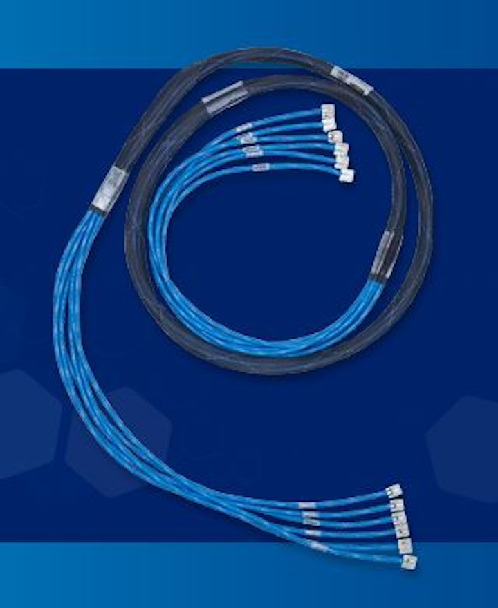 REVConnect Preterm Assemblies from Belden feature bundled cables terminated with the REVConnect universal core.