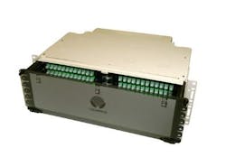 Clearfield's FieldSmart FxMP patch panel is a high-density, low-maintenance fiber distribution panel. Clearfield's FieldSmart FxMP patch panel is a high-density, low-maintenance fiber distribution panel.