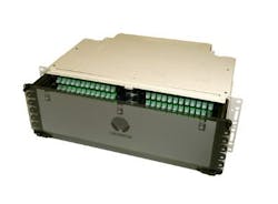 Clearfield&apos;s FieldSmart FxMP patch panel is a high-density, low-maintenance fiber distribution panel.