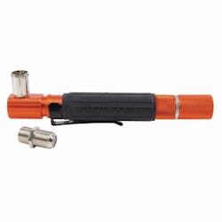 The Pocket Continuity Tester for Coaxial Cable from Klein Tools enables simple tracing, and also features visual LED and audible indicators.