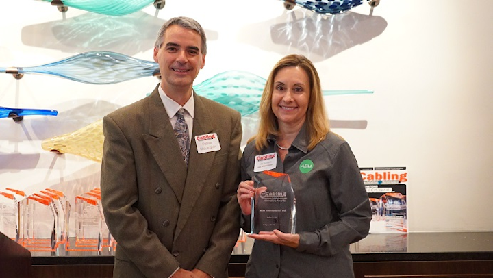 AEM honored by Cabling Installation & Maintenance with a 2018 Gold Innovators Award for achievement in testing equipment