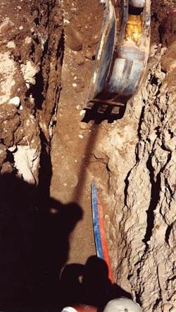 Backhoe fade, the term sometimes used to characterize the destruction of utility lines caused by excavation, occurred approximately 439,000 times in the U.S. in 2017, according to The Common Ground Alliance's most recent DIRT Report. Backhoe fade, the term sometimes used to characterize the destruction of utility lines caused by excavation, occurred approximately 439,000 times in the U.S. in 2017, according to The Common Ground Alliance's most recent DIRT Report.