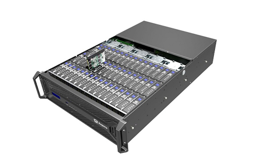 Hardware for large-scale data center video streaming applications fits in tight rack space