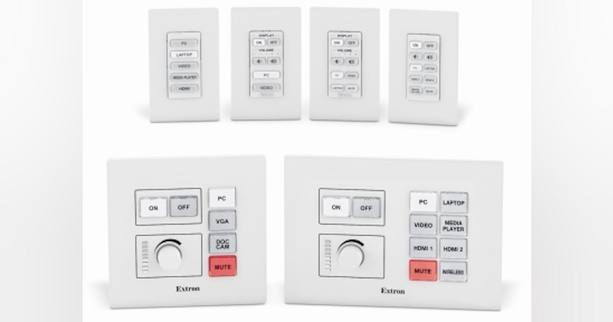 Ethernet-connected AV control panels | Cabling Installation & Maintenance