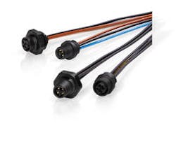 M12 S- & T- coded power panel mount connectors from Binder suit industrial networks, process and manufacturing automation M12 S- & T- coded power panel mount connectors from Binder suit industrial networks, process and manufacturing automation