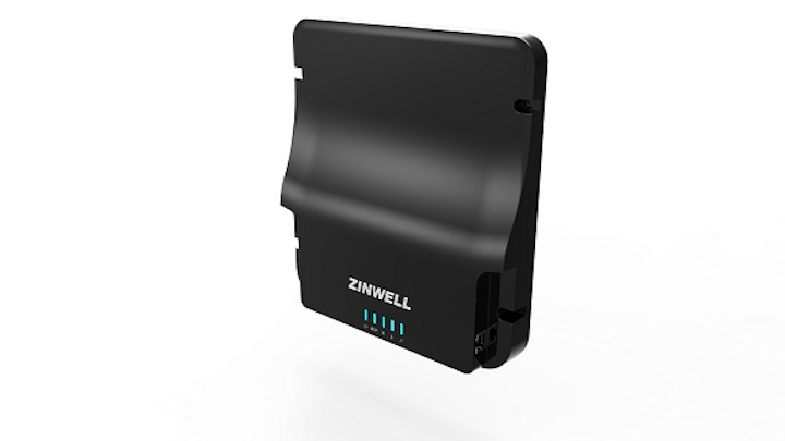 Gigabit wireless CPE transfers power, data through glass windows or structural walls up to 20-cm thick