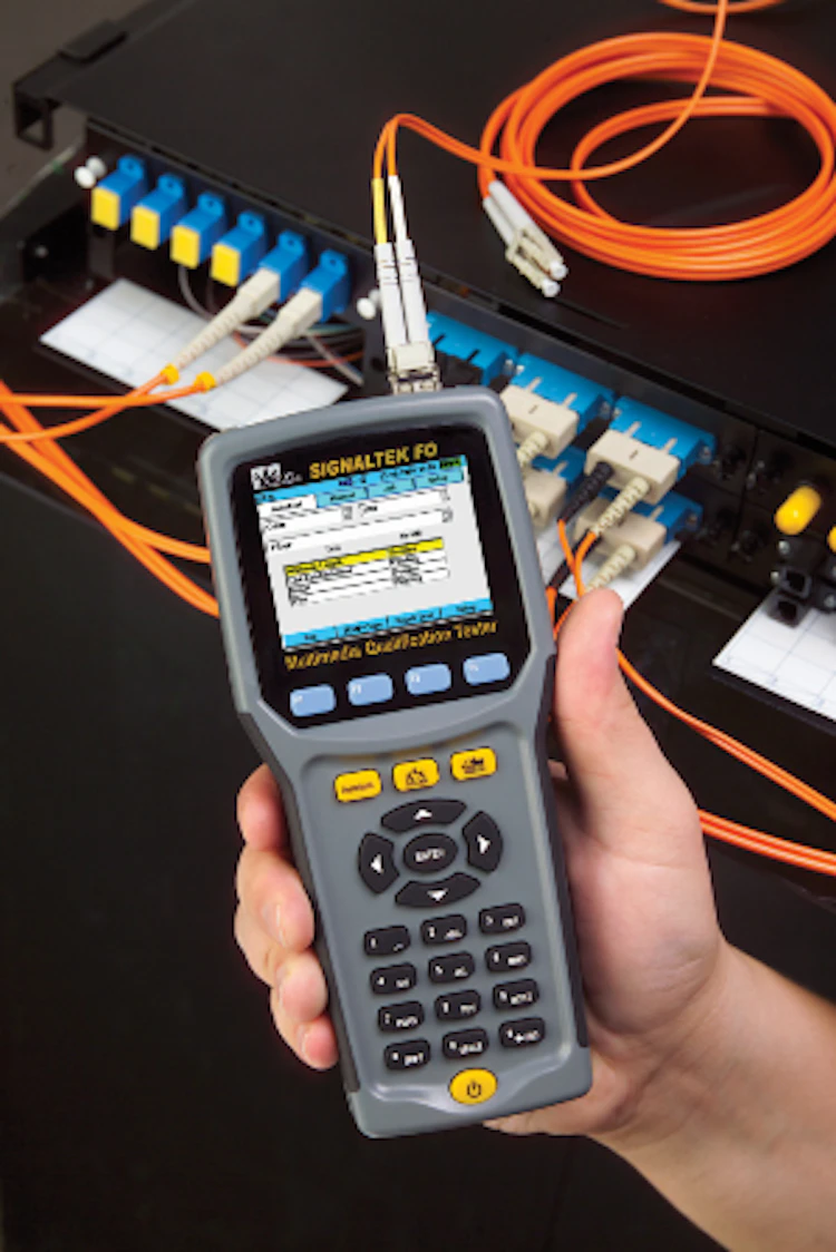 Cable tester measures copper, fiber for Gigabit Ethernet performance ...