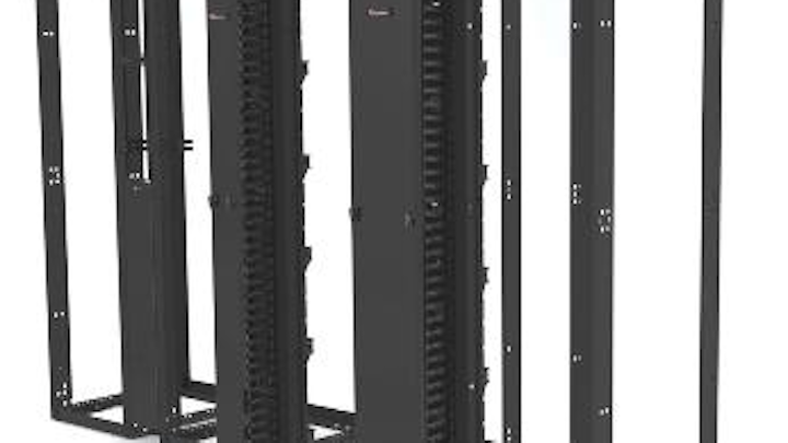 Content Dam Etc Medialib New Lib Cablinginstall Online Articles 2011 01 Siemon Versapod 4 Post Rack 46399