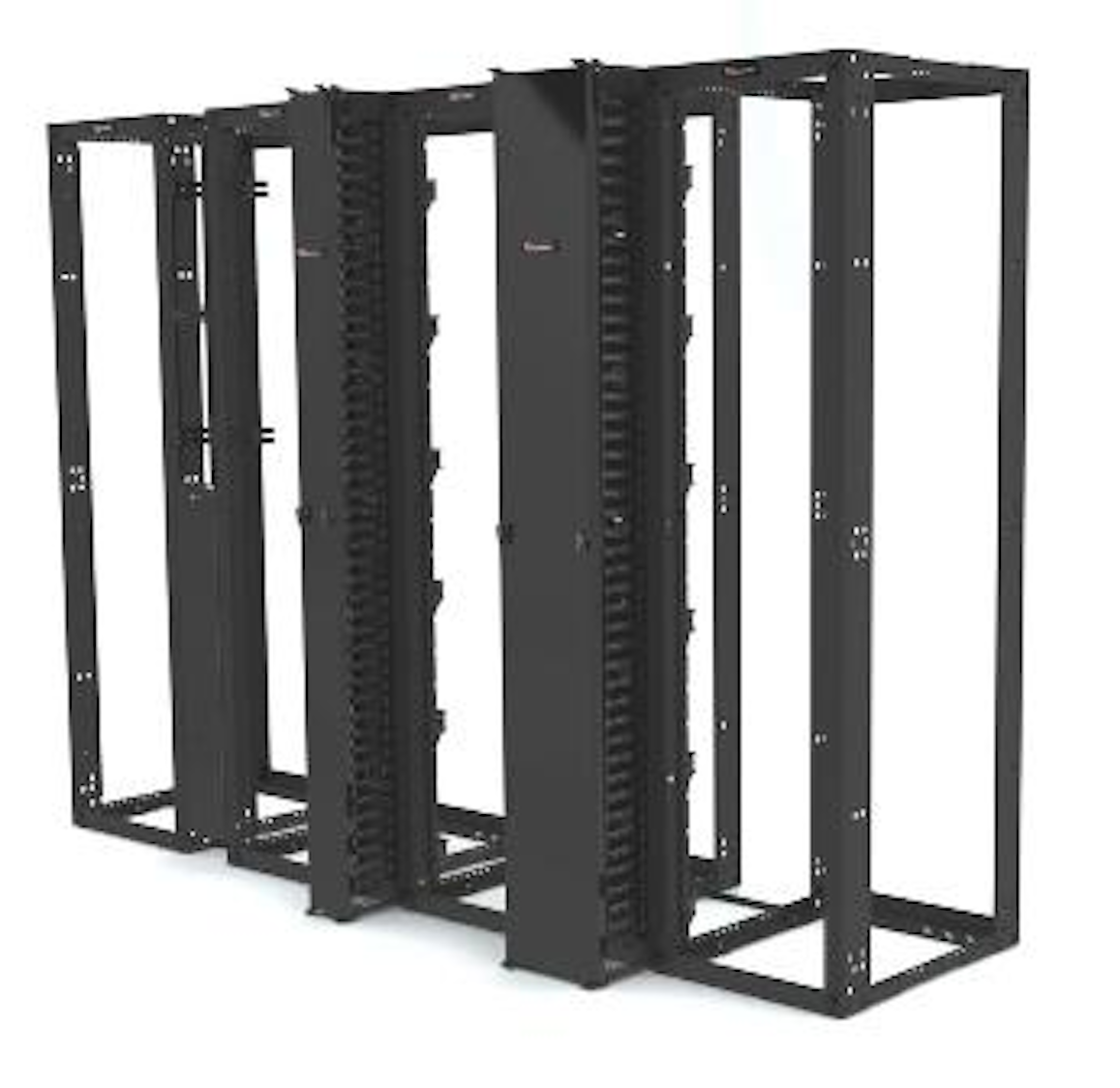 Four-post rack manages dense cables, deep equipment | Cabling ...