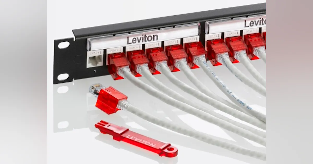 Keyed RJ45 system adds security to Cat 6 and Cat 6A connections ...