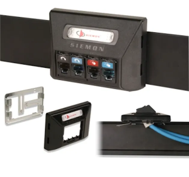Adapter fits any modular furniture setup | Cabling Installation ...