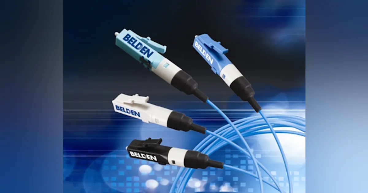 Optical Link Module Belden Belden's Brilliance fiber connector boasts five-second termination ...