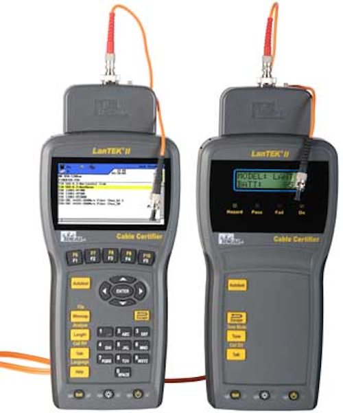 Fiber modules turn LanTEK II into Tier 1 optical tester Cabling