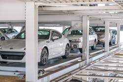 Siemens indutrial automation hardware, plant simulation software enables AUTOParkit automated parking systems Siemens indutrial automation hardware, plant simulation software enables AUTOParkit automated parking systems